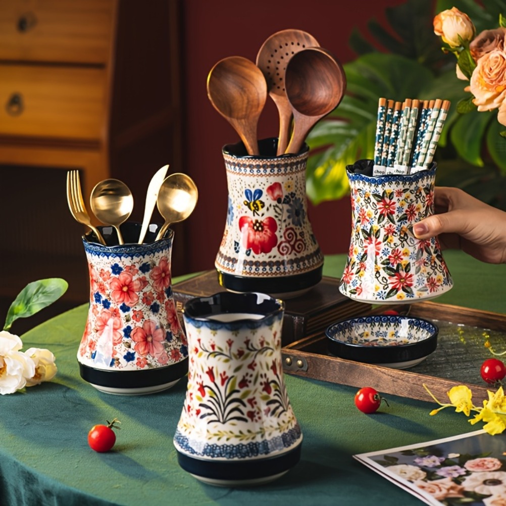Chopstick Rest Ceramic - 폴란드 스타일 숟가락 및 젓가락 받침대