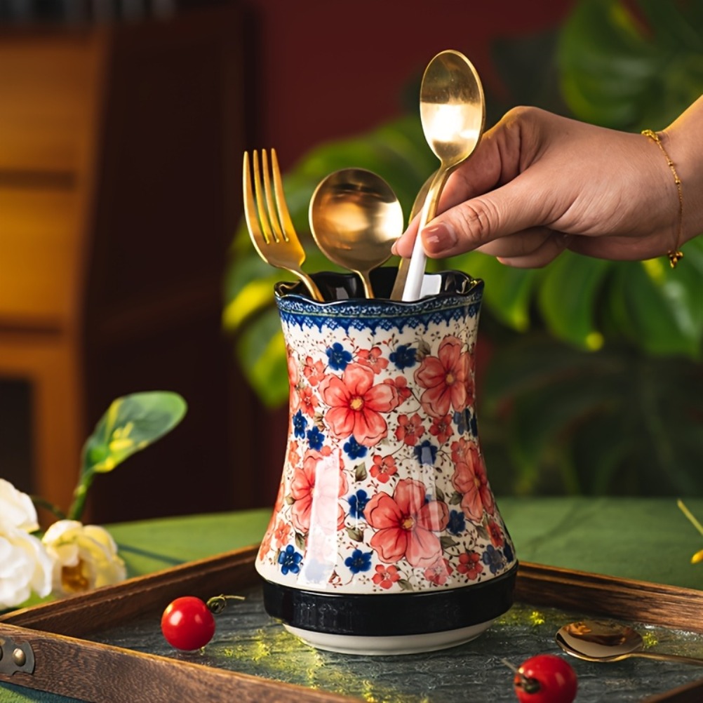 폴란드 스타일 숟가락 및 젓가락 받침대 가정용 세라믹  - Chopstick Rest Ceramic 리뷰 및 가격