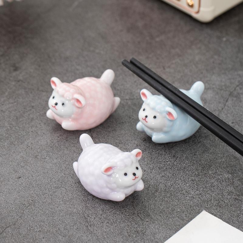 1개 세라믹 양 모양 젓가락 받침대, 수저 받침대, 젓 - Chopstick Rest Ceramic 리뷰 및 가격