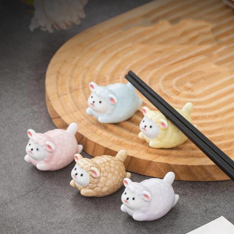 1개 세라믹 양 모양 젓가락 받침대, 수저 받침대, 젓 - Chopstick Rest Ceramic 리뷰 및 가격