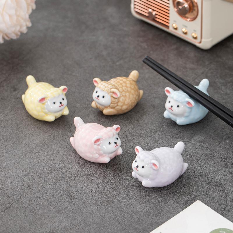 1개 세라믹 양 모양 젓가락 받침대, 수저 받침대, 젓 - Chopstick Rest Ceramic 리뷰 및 가격