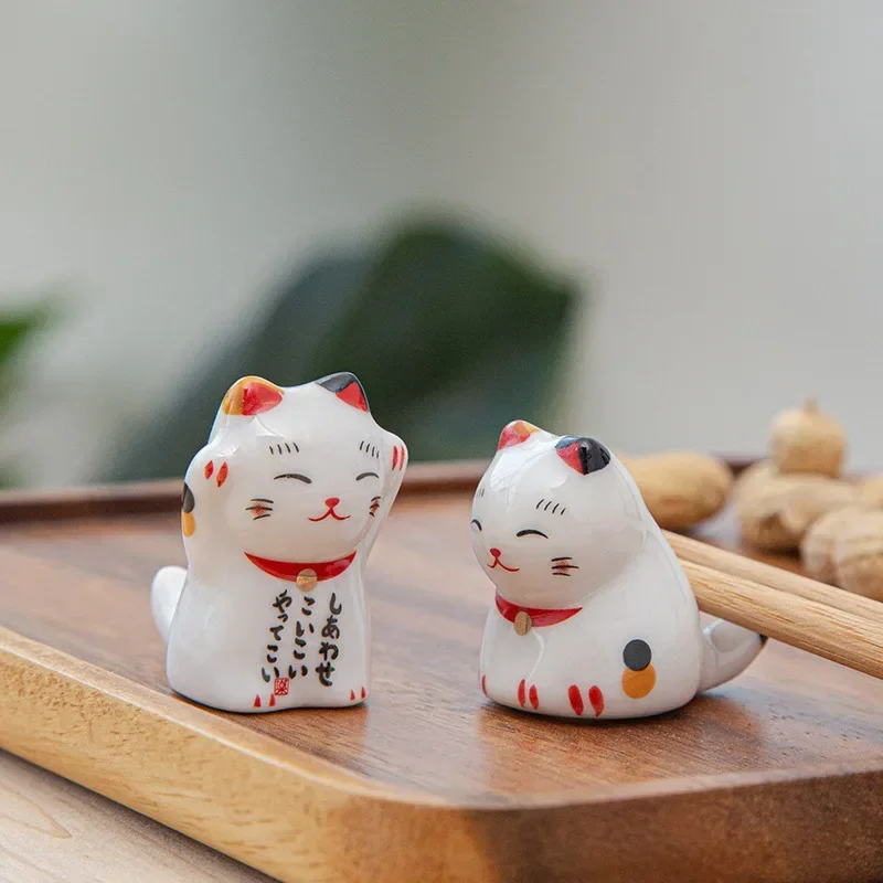 1 개 일본 행운의 고양이 세라믹 젓가락 나머지 행운의 - Chopstick Rest Ceramic 리뷰 및 가격
