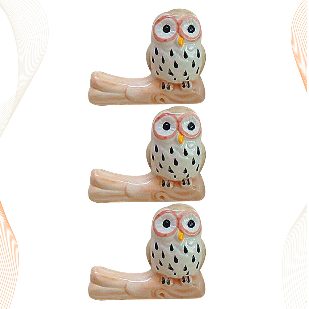 세라믹 올빼미 모양 젓가락 받침 3개 세트, 귀여운 일 - Chopstick Rest Ceramic 리뷰 및 가격