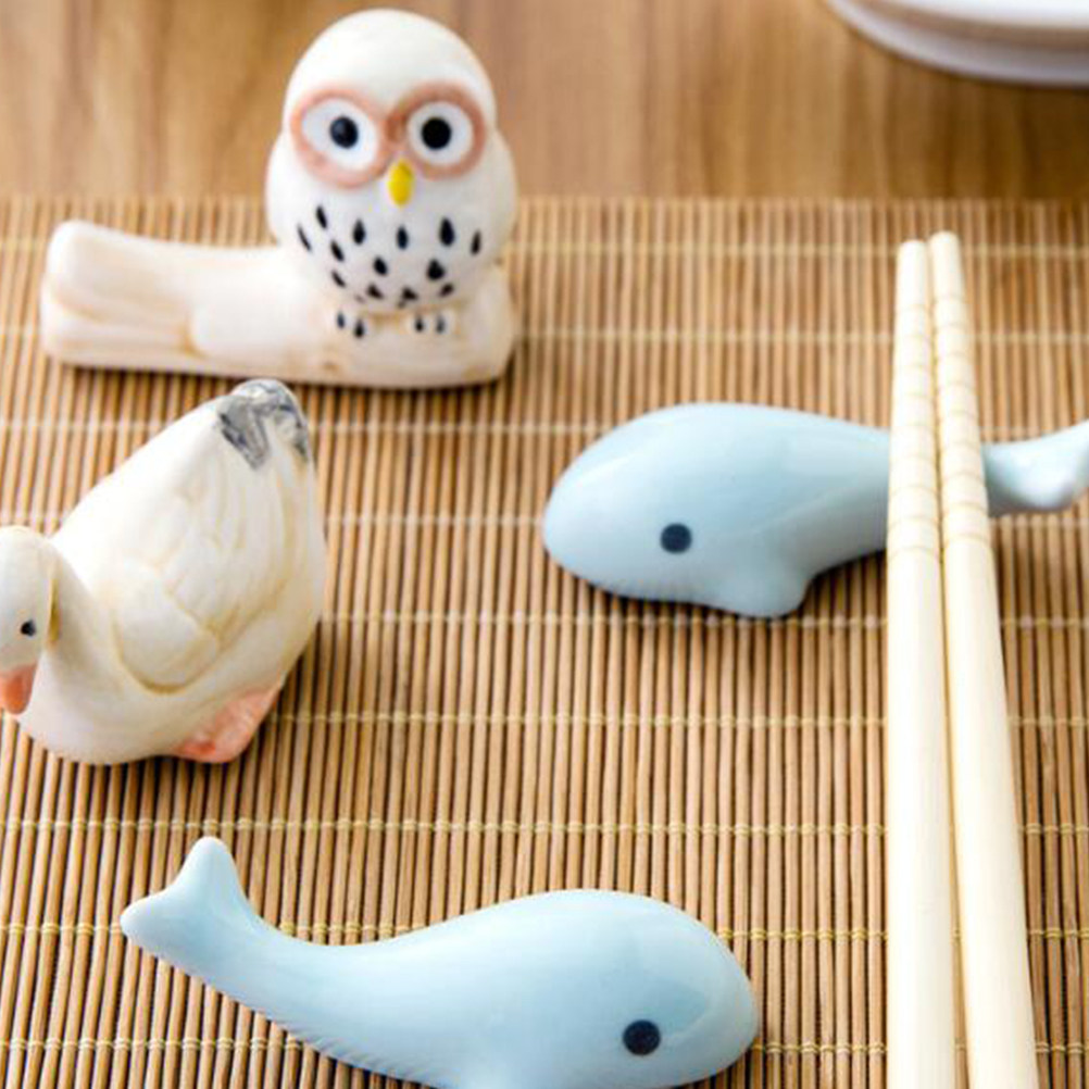 세라믹 올빼미 모양 젓가락 받침 3개 세트, 귀여운 일 - Chopstick Rest Ceramic 리뷰 및 가격