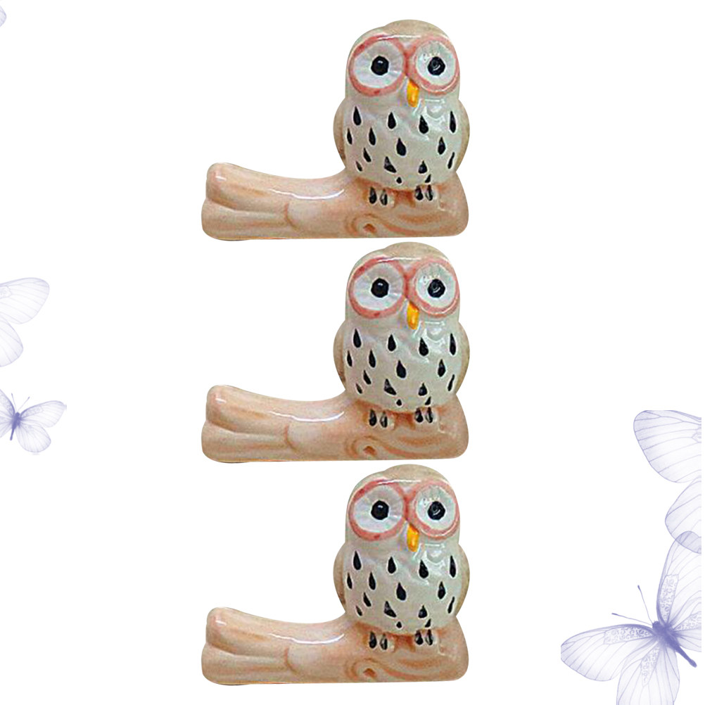 세라믹 올빼미 모양 젓가락 받침 3개 세트, 귀여운 일 - Chopstick Rest Ceramic 리뷰 및 가격