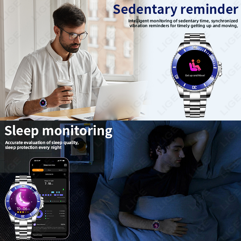 LIGE 2026 스타일 고급 스마트워치 남성용 방수  - Japanese Luxury Lifestyle 리뷰 및 가격