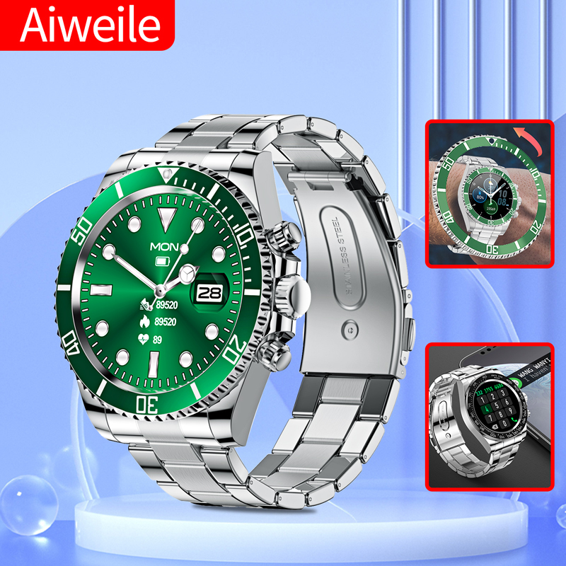 Aiweile 남성용 럭셔리 스마트 워치 다이얼 응답  - Japanese Luxury Lifestyle 리뷰 및 가격